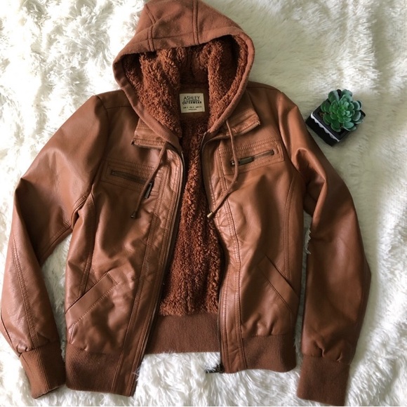 Ashley By 26 International Jackets & Blazers - Faux Leather Jacket